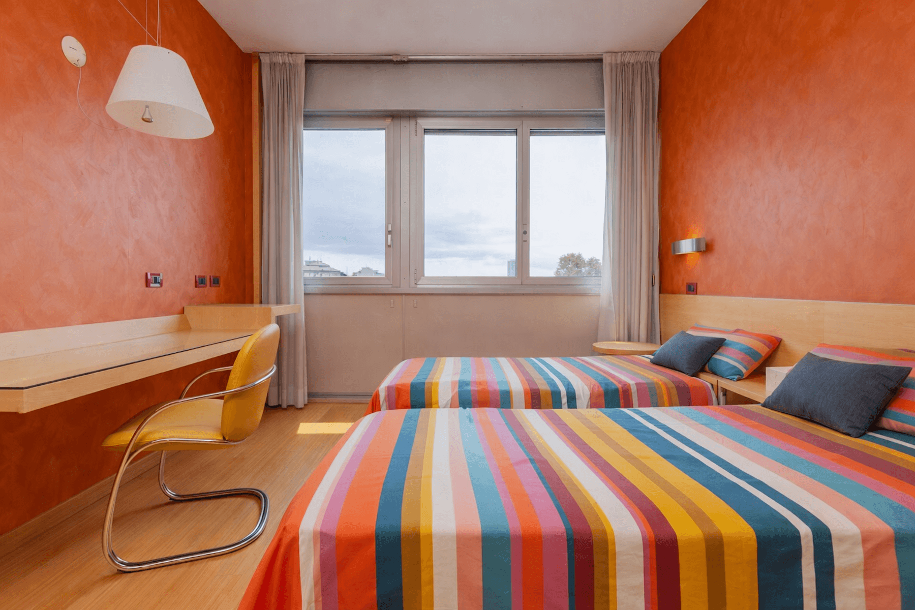 Posto letto in doppia con bagno privato e clima
