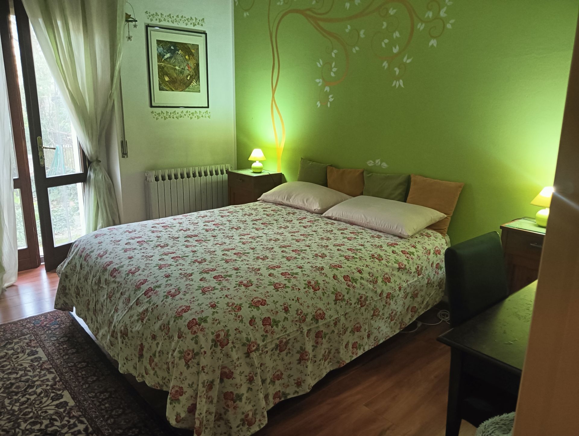 Stanza singola fresca con aria condizionata